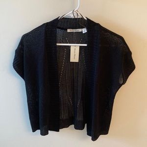 NWT Studio Works Sz Medium Short Sleeve Sweater overcoat